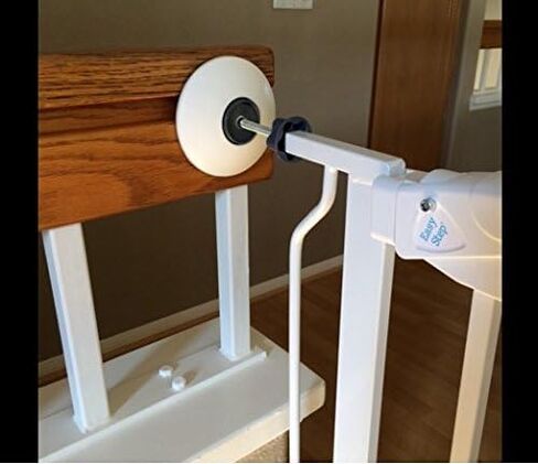 4 قطع من أكواب الجدران لبوابات الأطفال، حماية من الجدار يحمي سطح الجدار والأبواب والسلالم الخشبية. أمان مناسب للبوابات الآمنة المثبتة بالضغط in Kuwait