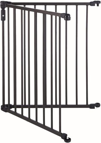 Toddleroo by North States 2 Panel Extension for 3 in 1 Arched Décor Metal Superyard: Adds up to 48" for an Extra Wide Baby gate or Play Yard (48" Width, Matte Bronze) in Saudi Arabia