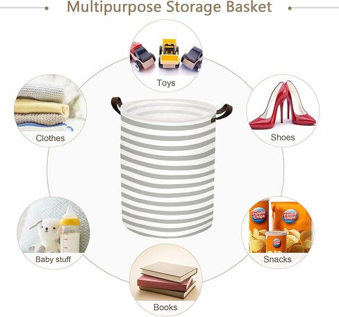 سلة غسيل كبيرة مقاس 55.02 سم ULG 76.16 لتر قابلة للطي من القماش، سلة منظمة، سلة تخزين لغرفة الأطفال، صندوق لتخزين ألعاب الحمام لغرف الأطفال (كلب البولدوج) in Kuwait