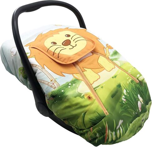 Cute Cartoon Infant Car Seat Covers, Soft Warm Breathable and Windproof Canopy for Baby Car Seat (Cute Astronaut) in Saudi Arabia