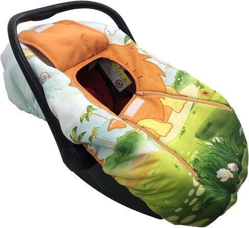Cute Cartoon Infant Car Seat Covers, Soft Warm Breathable and Windproof Canopy for Baby Car Seat (Cute Astronaut) in Saudi Arabia