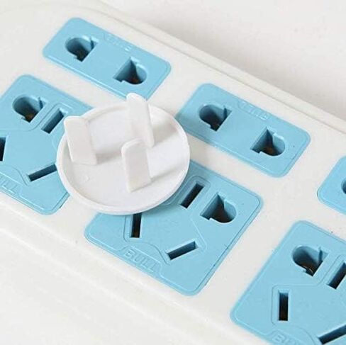 62 Pieces Outlet Covers ChildProof Plug Protector - Vmaisi Baby Proofing Electrical Safety Outlet Plugs in Kuwait