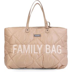 Childhome Family Bag, Baby Diaper Bag, Hospital Bag, Large Diaper Bag Tote for Baby Essential, Magnetic Closure Tote Bag Grey in Saudi Arabia