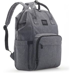 KiddyCare Diaper Bag Backpack | Baby Diaper Bags with Changing Station for Mom | Multifunction Travel Back Pack Maternity Baby Bags Waterproof Tote Bag Spacious, Unisex Stylish | Gray in Saudi Arabia