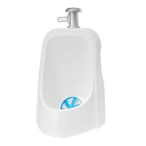 Summer® My Size® Urinal، White - مرحاض التدريب على استخدام المرحاض للأولاد الواقعيين - مبولة واقعية للأطفال الصغار تتميز بأصوات التنظيف وهدف للتدريب على التصويب - يمكن إزالتها بسهولة للتفريغ in Kuwait