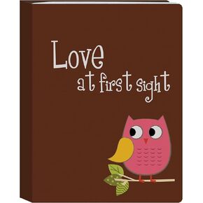 Pioneer Photo Albums I-46B/O 36-Pocket Baby Owl Designer Photo Album, Pink in Kuwait