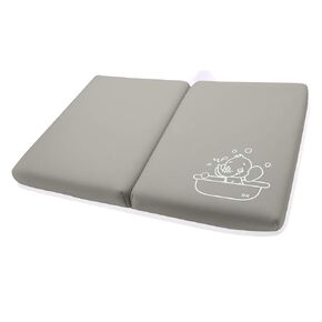 Bath Kneeler Pad - 1.5inch Thick Kneeling Mat for Baby Bath Time, Garden Work, Exercise - Detachable and Foldable Baby Bath Tub Padding for Parents- Blue