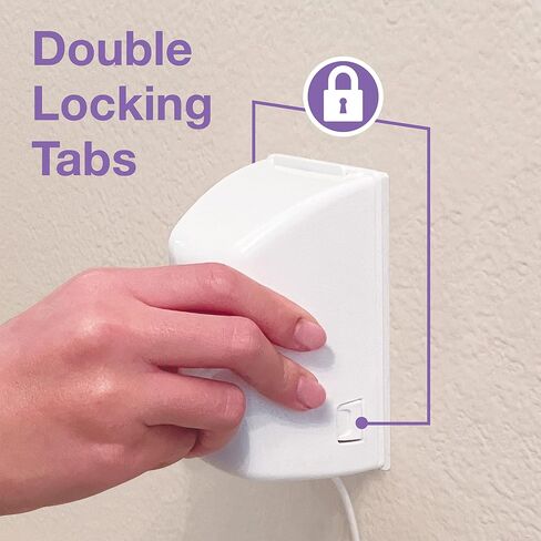 Dreambaby Dual Fit Outlet Cover Box - Baby Safety Outlet Cover for Standard & Decora Plugs - Child Proof Electrical Outlet Plugs - Essential Plug Cover for Baby Proofing - 2 Pack in Saudi Arabia