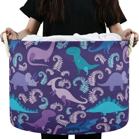 visesunny African Tribal Ethnic Elephant And Deer Collapsible Large Capacity Basket Storage Bin with Durable Cotton Handles, Home Organizer Solution for Office, Bedroom, Closet, Toys, Laundry in Kuwait