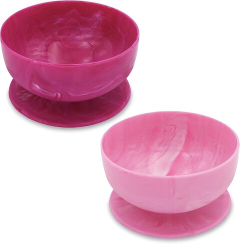 ChooMee Silicone Baby Suction Bowls | Non Slip Extra Strong Suction Base with Durable and Firm Bowl | Ideal for Infant and Toddler Baby Led Feeding | Small 2 CT in Saudi Arabia