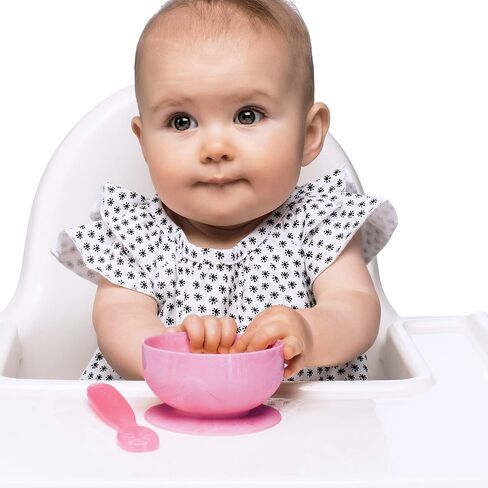 ChooMee Silicone Baby Suction Bowls | Non Slip Extra Strong Suction Base with Durable and Firm Bowl | Ideal for Infant and Toddler Baby Led Feeding | Small 2 CT in Saudi Arabia