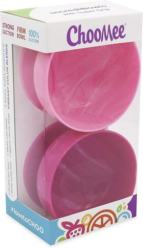 ChooMee Silicone Baby Suction Bowls | Non Slip Extra Strong Suction Base with Durable and Firm Bowl | Ideal for Infant and Toddler Baby Led Feeding | Small 2 CT in Saudi Arabia