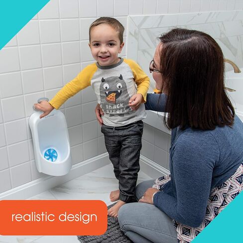 Summer Infant My Size Urinal,White-Realistic Boy Urinal Potty Training Toilet –Realistic Urinal for Toddlers that Features Flushing Sounds and a Target for Aim Practice –Easily Removable for Emptying in Saudi Arabia
