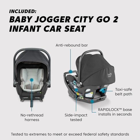 Baby Jogger City Mini 2 Stroller, Opulent Black in Kuwait