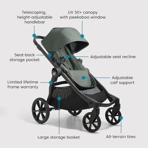 عربة الأطفال Baby Jogger® City Select® 2 أحادية إلى مزدوجة، بايك in Kuwait