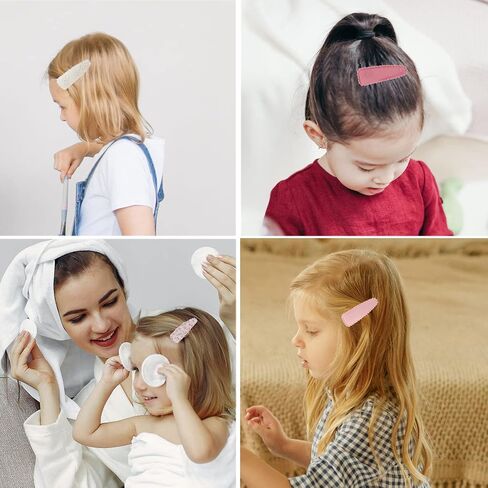40pcs Toddler Hair Clips Floral Print Snap Hair Clips Baby Girls Barrettes Hair Accessories for Toddler Girls Kids in Saudi Arabia