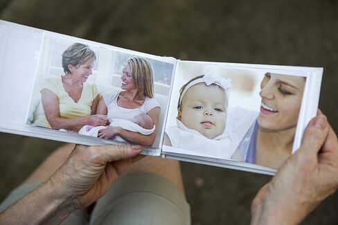 Grandparent Gifts 1st Granddaughter Brag Book white faux-suede Hold 32 4x6 image in Saudi Arabia