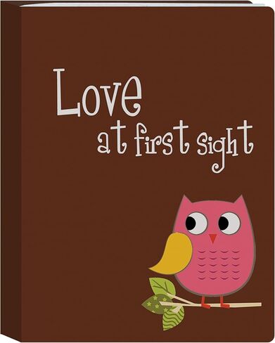 Pioneer Photo Albums I-46B/O 36-Pocket Baby Owl Designer Photo Album, Pink in Kuwait