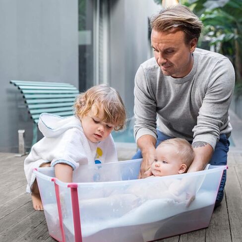 Stokke Flexi Bath Newborn Support, White - Made to Fit Stokke Flexi Bath Foldable Baby Bathtub - Lightweight, Convenient, Comfortable & Safe - Best for Babies Up to Eight Months or 17.6 lbs in Saudi Arabia