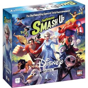 Smash Up: Disney Edition | Featuring Disney Characters from Frozen, Big Hero 6, The Lion King, Aladdin, The Nightmare Before Christmas, & More | Standalone Smash Up Game in Kuwait