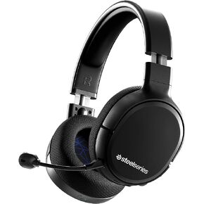 سماعة الألعاب اللاسلكية SteelSeries Arctis 1 - USB-C - ميكروفون Clearcast قابل للفصل - للكمبيوتر الشخصي، PS4، Nintendo Switch وLite، Android - أسود in Kuwait