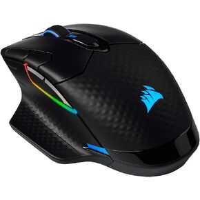 Corsair Dark Core RGB Pro, Wireless FPS/MOBA Gaming Mouse with SLIPSTREAM Technology, Black, Backlit RGB LED, 18000 DPI, Optical,CH-9315411-NA in Kuwait