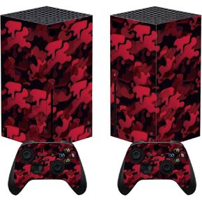 PlayVital Army Green Camouflage Custom Skin Decals for Xbox Core Wireless Controller, Vinyl Wrap Cover Stickers for Xbox Series X Console Controller