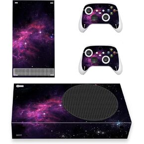 جلود الفينيل المخصصة من PlayVital Purple Deep Space لـ Xbox Series S، ملصقات غطاء لاصقة ملفوفة لوحدة تحكم Xbox Series S in Kuwait