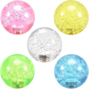 uxcell Joystick الكرة الأعلى مقبض روكر رئيس جولة ممر مكافحة لعبة DIY قطع استبدال كريستال الوردي الأصفر الأزرق الأخضر الأبيض 5 قطع in Kuwait