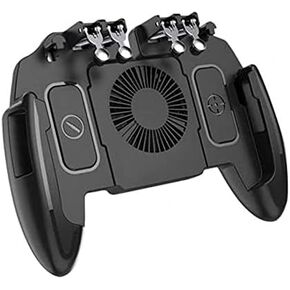 XIXIDIAN Gamepad Mobile Phone Radiator,Mobile Phone Game Controller Joystick Mobile Six-Finger Cooling Fan Gamepad Game Accessories in Saudi Arabia