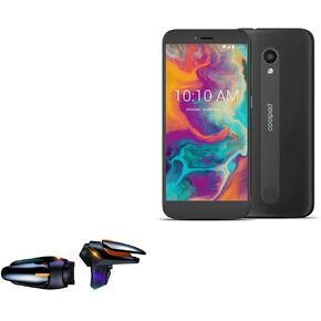 BoxWave Gaming Gear Compatible with Coolpad Legacy S (Gaming Gear by BoxWave) - Touchscreen QuickTrigger Auto, Trigger Buttons Autofire Gaming Mobile FPS for Coolpad Legacy S - Jet Black in Saudi Arabia