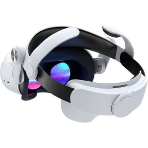 Head Strap for Oculus Quest 2, Euker Replacement Elite Strap for Meta Quest 2 VR Headset Headband Super Soft Pad to Reduce Face Pressure Lightweight 0.45lb Adjustable Head Strap Accessories in Kuwait