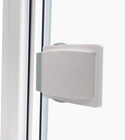 Goodv Child Proof Window Sliding Door Lock 2 Grey Packs (Suit for Working Space Over 0.42in and Under 1.18in) Security Your Baby Safe and Protect Kid outof Dangerous at Home (2, Grey) in Saudi Arabia