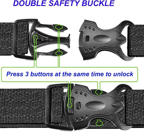 YEAINY Double Doors Fefrigerator Locks for Kids Child French Door Fridge Locks for Baby Safety Fridge Guard Strap for RV Cabinet (Black) in Saudi Arabia