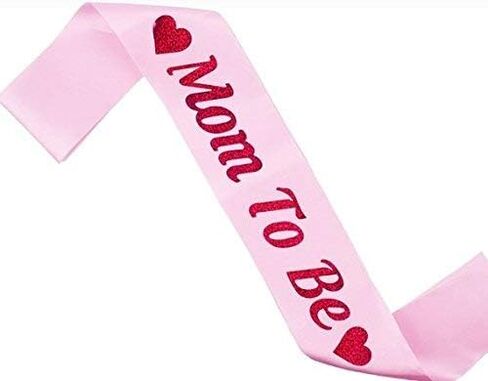 Baby Shower Sash (Mommy Pink) in Saudi Arabia