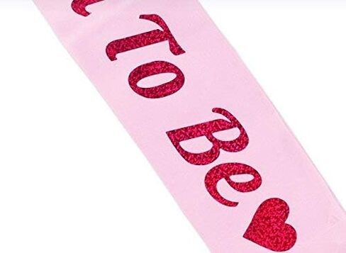 Baby Shower Sash (Mommy Pink) in Saudi Arabia