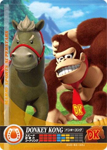 Nintendo Mario Sports Superstars Amiibo Card Horse Racing Donkey Kong for Nintendo Switch, Wii U, and 3DS in Saudi Arabia