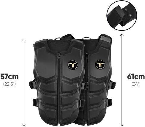 bHaptics TactSuit X40 — Haptic Vest with 40 Vibration Motors for VR — with Audio Accessories and Replacement Lining in Kuwait