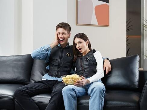bHaptics TactSuit X40 — Haptic Vest with 40 Vibration Motors for VR — with Audio Accessories and Replacement Lining in Kuwait
