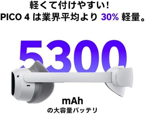 PICO 4 128G VR ヘッドセット ホワイト(ピコ 4) in Saudi Arabia
