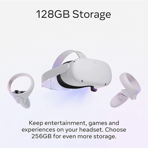 Meta Quest 2 Resident Evil 4 bundle with Beat Saber 128 GB — Advanced All-In-One Virtual Reality Headset in Saudi Arabia