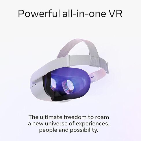 Meta Quest 2 Resident Evil 4 bundle with Beat Saber 128 GB — Advanced All-In-One Virtual Reality Headset in Saudi Arabia