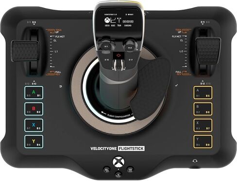 Turtle Beach VelocityOne Flight Universal Control System - Xbox Series X & Xbox Series S, Xbox One & Windows 10 & 11 PCs with Yoke Handle, Throttle Quadrant, Trim Wheel & Rudder Controls in Saudi Arabia