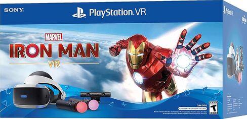 Newest Playtation VR Marvel's Iron Man VR Bundle: VR Headset, Camera, 2 Move Motion Controllers, Marvel's Iron Man VR Game + Batman Controller Fast Charging Dock in Saudi Arabia