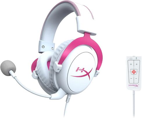 سماعة الألعاب HyperX Cloud II - صوت محيطي 7.1 - وسادات أذن من إسفنج الذاكرة - إطار من الألومنيوم المتين - تعمل مع أجهزة الكمبيوتر الشخصية، PS4، PS4 PRO، Xbox One، Xbox One S - Gun Metal (KHX-HSCP-GM) in Saudi Arabia