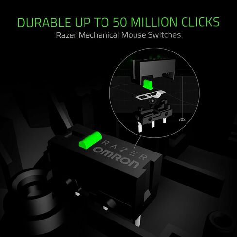 Razer Naga Trinity Gaming Mouse: 16,000 DPI Optical Sensor - Chroma RGB Lighting - Interchangeable Side Plate w/ 2, 7, 12 Button Configurations - Mechanical Switches in Kuwait