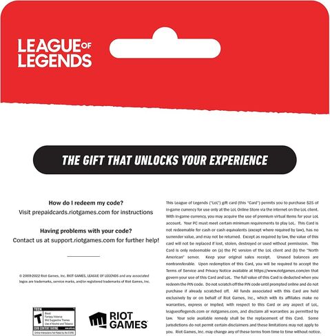 League of Legends USD $25 [Online Game Code] in Kuwait