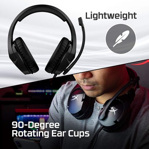 HyperX Cloud Stinger Core – Wireless Lightweight Gaming Headset, DTS Headphone:X spatial audio, Noise Cancelling Microphone, For PC, Black in Kuwait