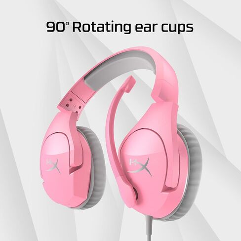 HyperX Cloud Stinger Core - سماعة ألعاب لاسلكية خفيفة الوزن، سماعة رأس DTS: صوت مكاني X، ميكروفون لإلغاء الضوضاء، للكمبيوتر الشخصي، أسود in Saudi Arabia