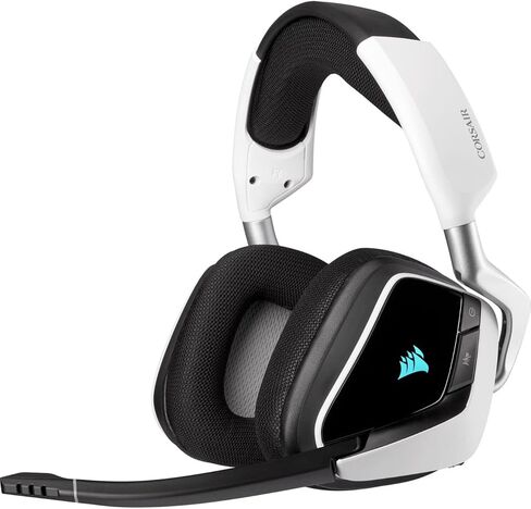 سماعة الألعاب كورسير فويد آر جي بي إليت اللاسلكية للكمبيوتر PS5 PS4 Mac - أبيض in Kuwait